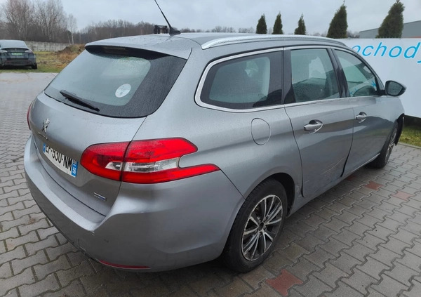 Peugeot 308 cena 15900 przebieg: 310000, rok produkcji 2016 z Warszawa małe 106